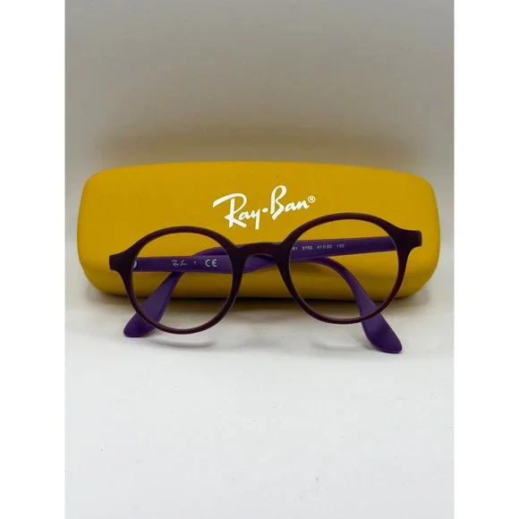 HTF Ray-Ban RB1561 Toddler Purple Full Rim 3782 41-20 130‎ w Case Frame Use Only