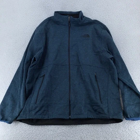 The North Face Softshell Jacket Mens 2XL Full Zip‎ Polyester Outdoor Hiking