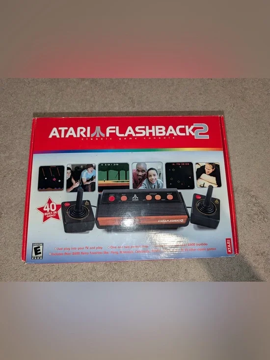 Atari Flashback 2 Classic Game Console CIB with 40 Built-In Games