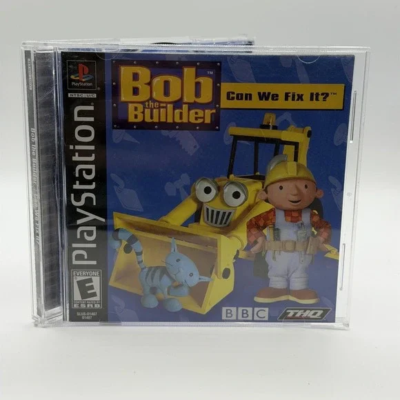Bob The Builder Can We Fix It Sony PlayStation PS1 Game E THQ NTSC-U/C CIB