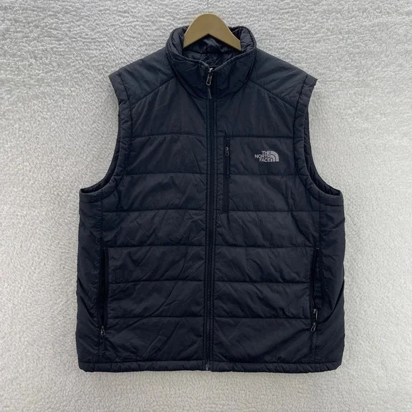 The North Face Puffer Vest Mens XL Black Primaloft Insulated Outdoor Gorpcore