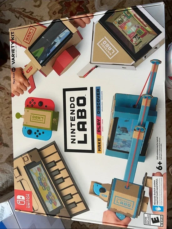 Nintendo Labo Variety Kit – Blue, Red & Brown Toy-Con Set