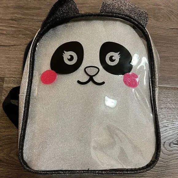 Panda clear toddler backpack