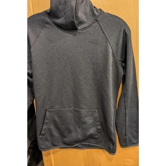 Mens medium The‎ North Face Logo gray Cotton/Poly Hoodie sports lightweight no