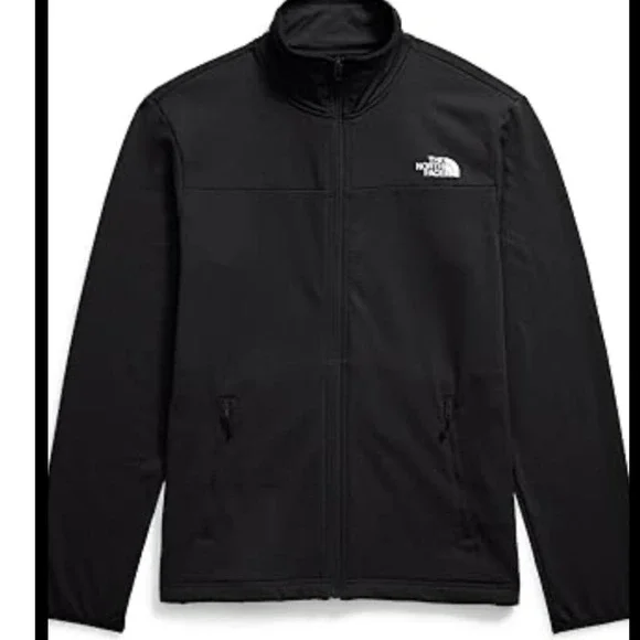 The North Face Mens Cedar Trail Grid Fleece Full Zip Jacket Small Softshell