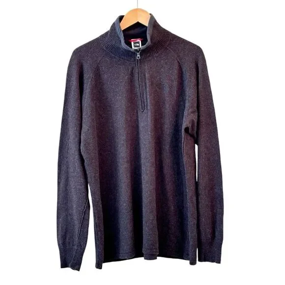 The North Face Mens  1/4 Zip Sweater Size XL Preppy‎ Outdoors Capsule