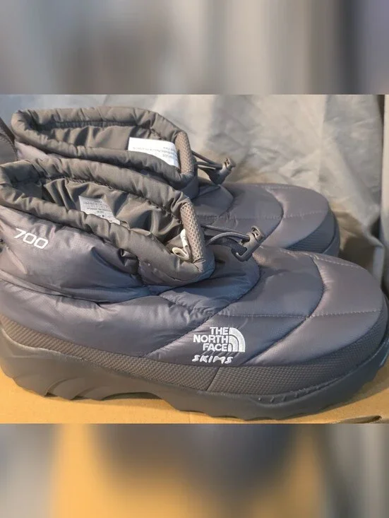 The North Face x Skims Nuptse Traction Chukka Grey Men Size 11 NWB