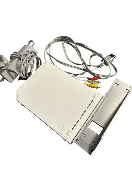 Nintendo Wii Console White With Power Supply & AV Cables Pre-Owned video gaming