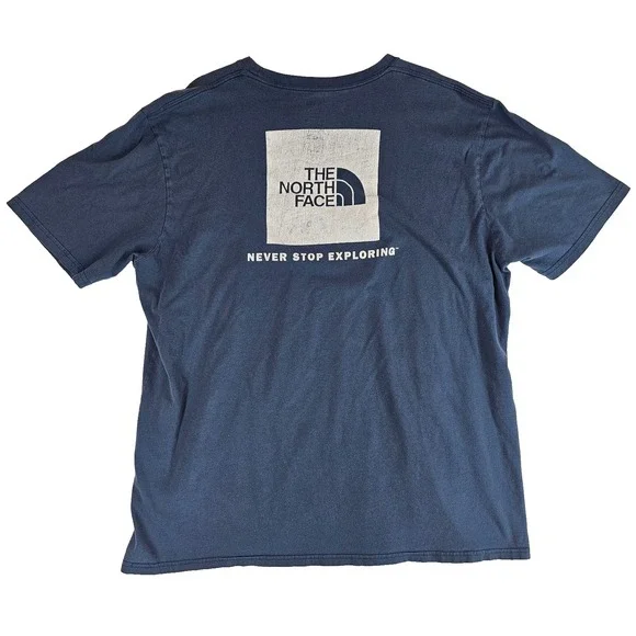 The North Face XXL t shirt Faded Distressed Men's Camping cotton Y22KVtG