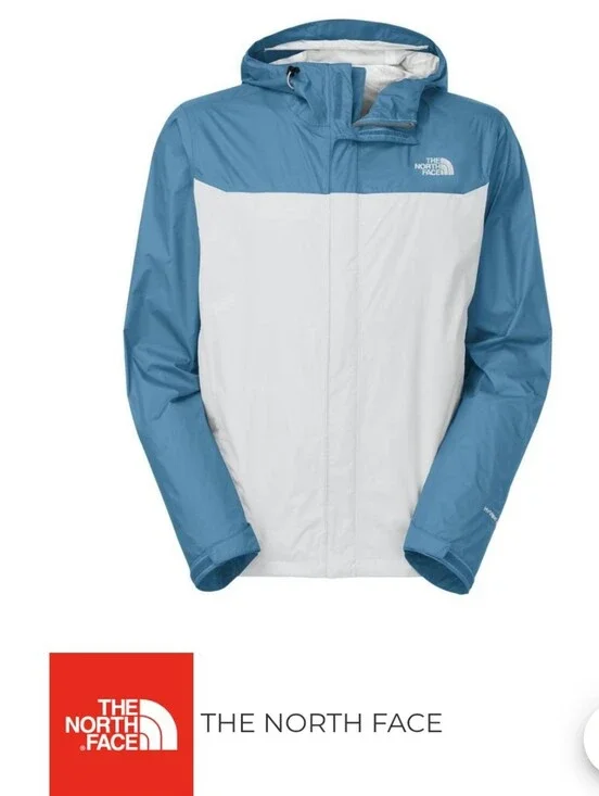 The North Face Venture Jacket Men's Sz. XXL High Rise Grey/ Dish Blue