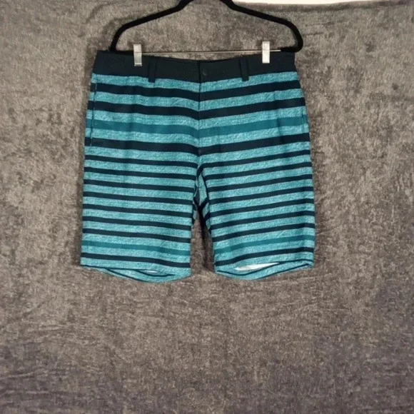 The North Face men's blue Striped drawstrings Boardshorts size 36