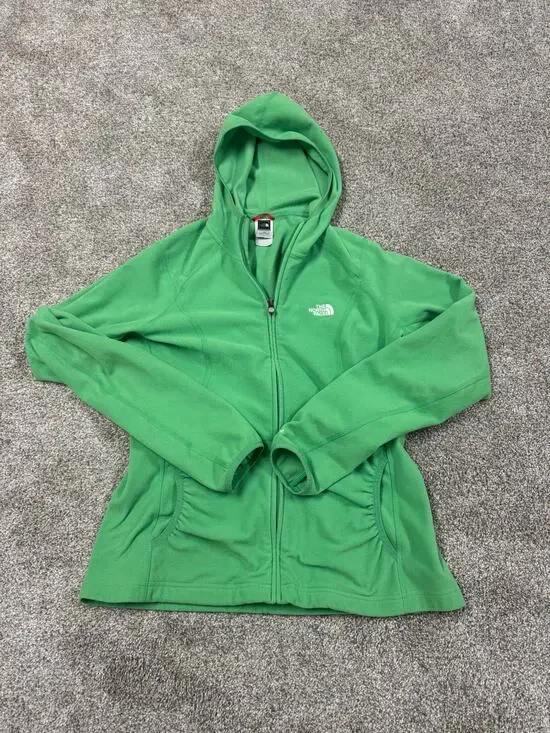 The North Face Green Hooded Fleece Jacket