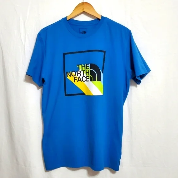 The North Face Blue Graphic T-Shirt Mens Large