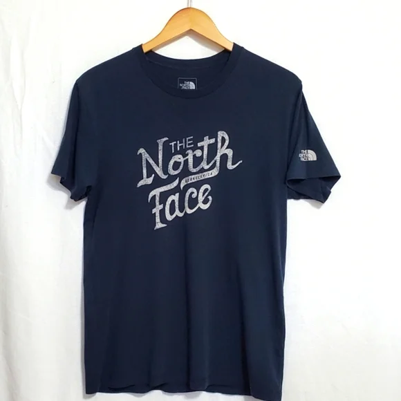 The North Face Graphic T-Shirt Charcoal Black Mens Medium