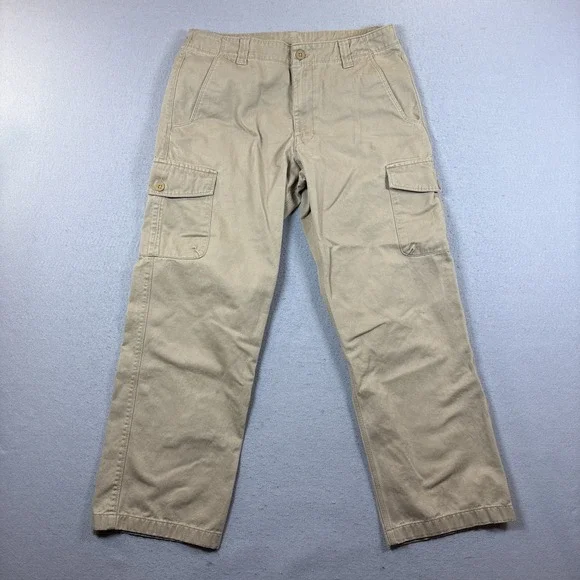 Y2K The North Face Cargo Pants Men's Size 32‎ Khaki Brown Distressed