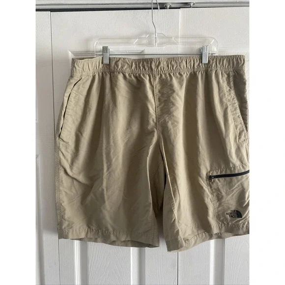 The North Face Horizon Cargo Shorts Mens XXL Khaki Tan Hiking Outdoor Trail Gorp