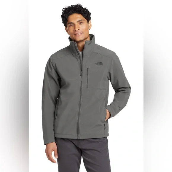 The North Face® Apex Barrier Soft Shell Jacket in Asphalt Grey Size XL.