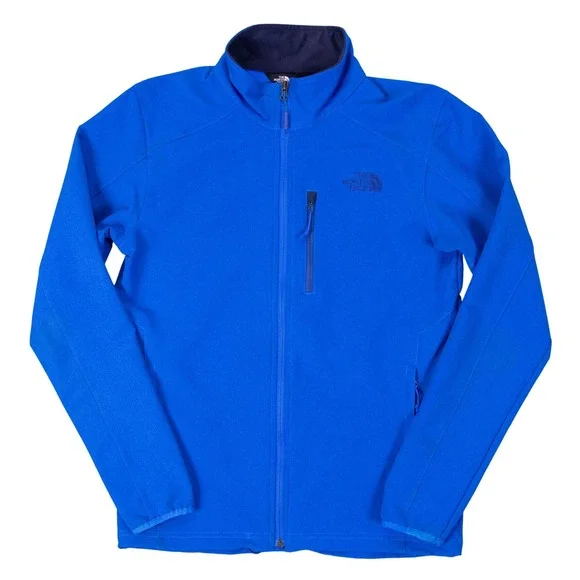The North‎ Face Mens Apex Bionic Softshell Jacket Blue Full Zip Size S Windwall