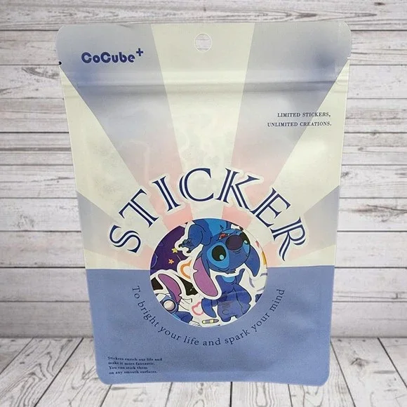 100 PCS Lilo & Stitch Cartoon Sticker, Cute Waterproof Vinyl Stickers