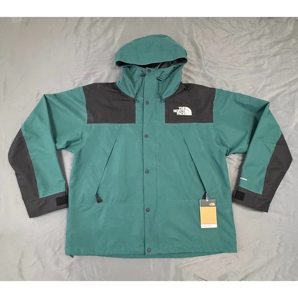 NWT The North Face Mens Large DryVent Mono Mountain Jacket Deep Nori & Black