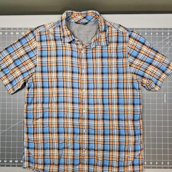 The North Face Shirt Mens Large Bagley Plaid Preppy Gorpcore Outdoors Hiking