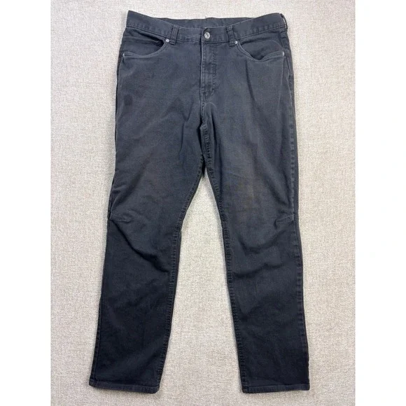 The North Face Men Black Straight Leg Articulated Knee Five Pocket Pants Size 34