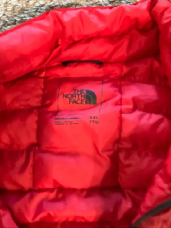 The North Face Red Quilted Puffer Jacket