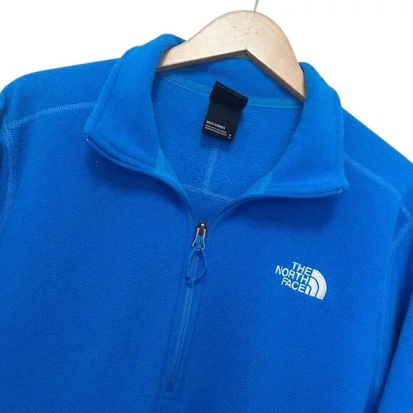 The North Face Blue Quarter Zip Sweater Sz M