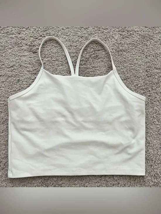 Old Navy Active Powersoft White Racerback Sports Bra