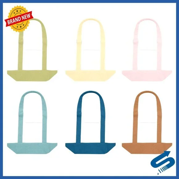 Mini Canvas Tote Bag Heavy Duty Reusable Blank DIY Shopping Bag Classic
