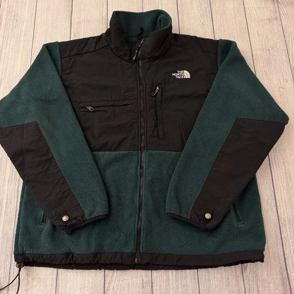 Vintage The North Face Denali Jacket Mens XL Green Fleece Full Zip Outdoors
