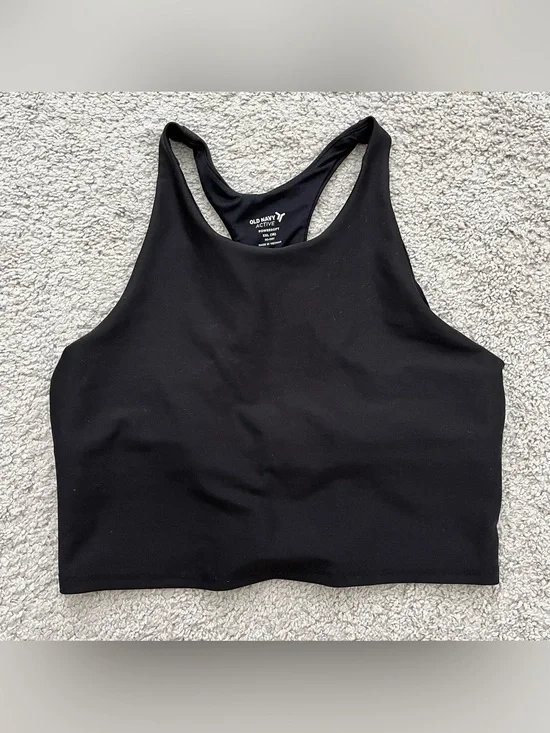 NWOT Old Navy Active Black Powersoft Racerback Sports Bra