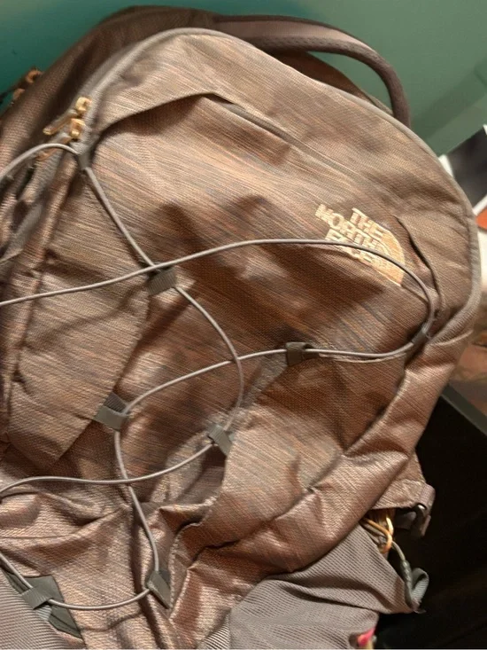 The North Face Brown Bungee Front Backpack
