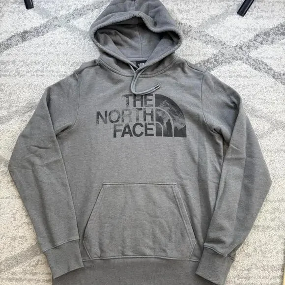 The north face hoodie grey size small