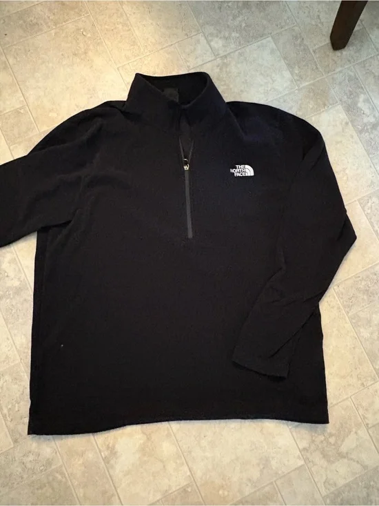 The North Face Men’s Black Half-Zip Cardigan Sweater