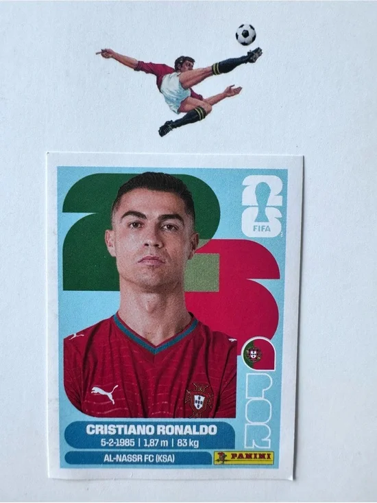 FIFA World Cup 2026 – Rare Cristiano Ronaldo - CR7-  Portugal Panini Sticker