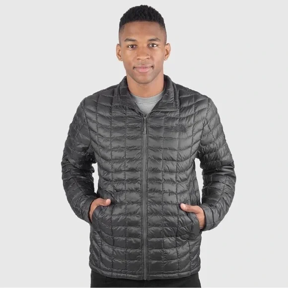 The North Face‎ Thermoball Full Zip Puffer Packable Jacket Gray XXL