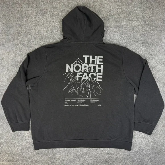 The North Face Mens Evolution Half Dome Graphic Drawstring Hoodie Size XXL