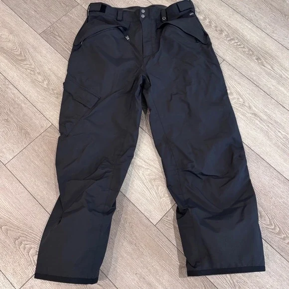 The North Face Snow Pants Mens XL Black HyVent Waterproof Ski Snowboard‎ Cargo