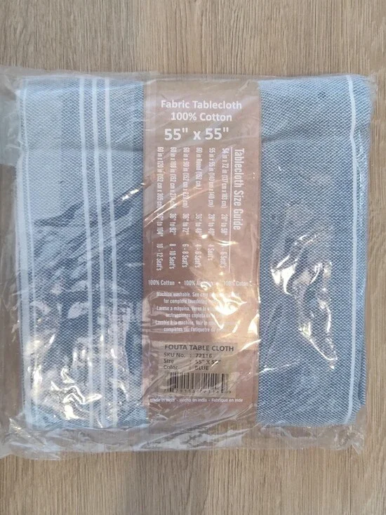 Fabstyles Fouta Stripe Cotton Tablecloth