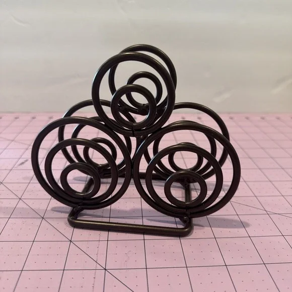 Metal Brown Ornate Napkin‎ Holder