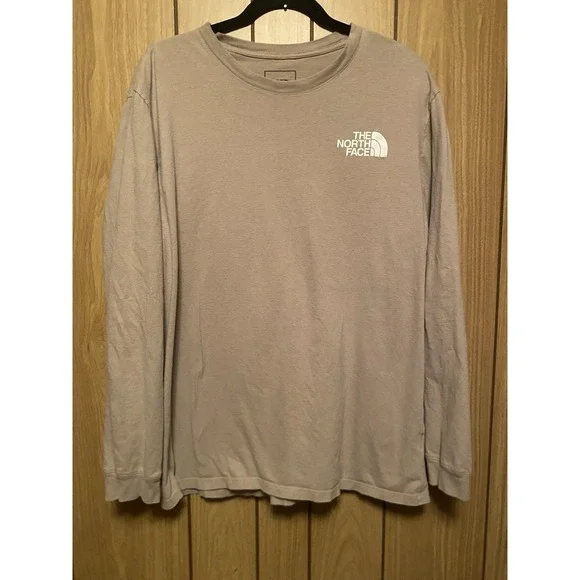 The North Face Long Sleeve Graphic T-Shirt Beige Do It Outside Since 66 Men's XL