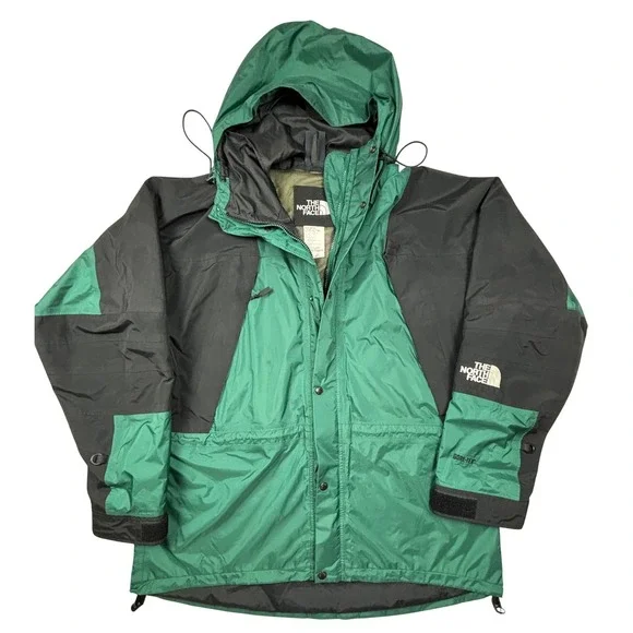 Vintage The North Face Mountain Light Jacket Mens XL‎ Green Gore-Tex 90s Shell