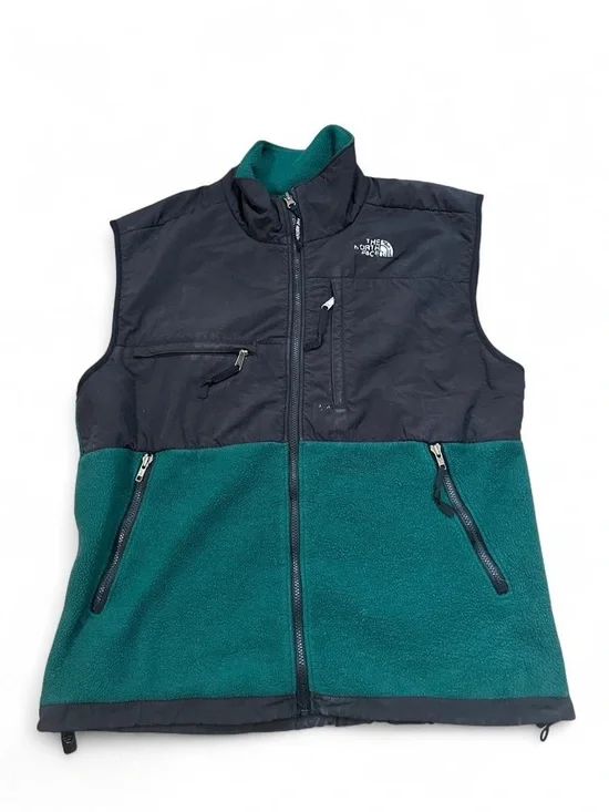 The North Face Vintage Forest Green Men’s Denali Fleece‎ Jacket Vest Size XL