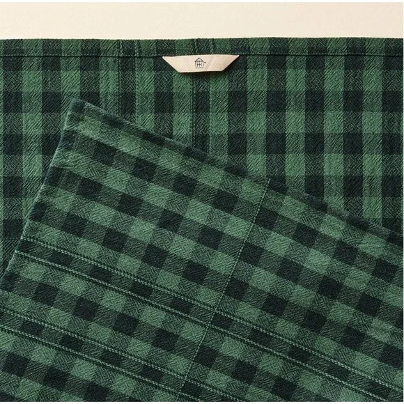 Hearth & Hand‎ Magnolia Flour Sack Kitchen Towel Dishtowel Green Check Gingham