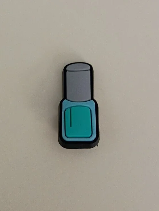 10 for $10 Jibbitz Croc Charm - Nail Polish Makeup Bottle Blue Teal Nail Polish3