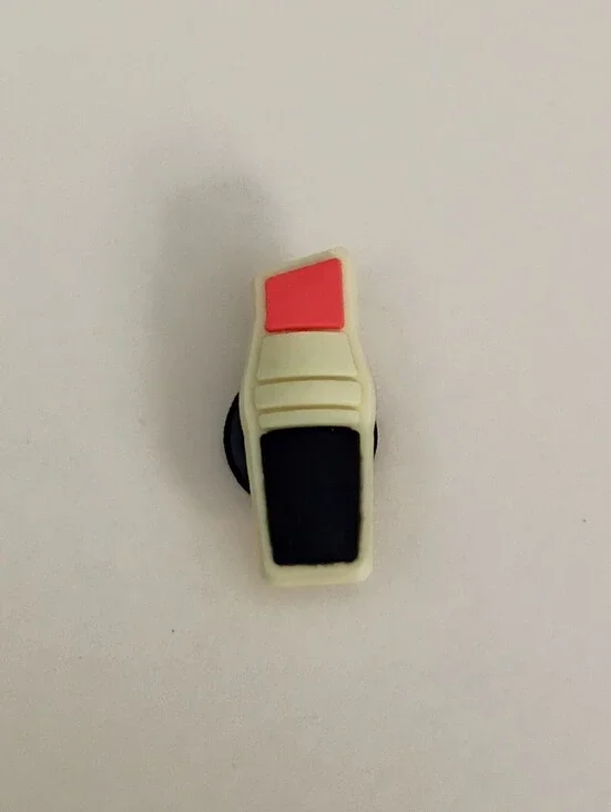 10 for $10 Jibbitz Croc Charm - Makeup Red Lipstick in Gold & Black Holder 3
