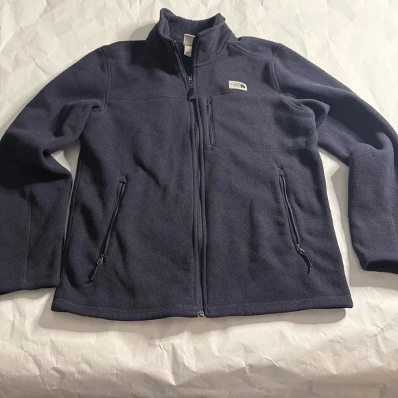 The North Face Mens‎ Gordon Lyon Fleece Jacket Full Zip Navy Blue Outdoor L
