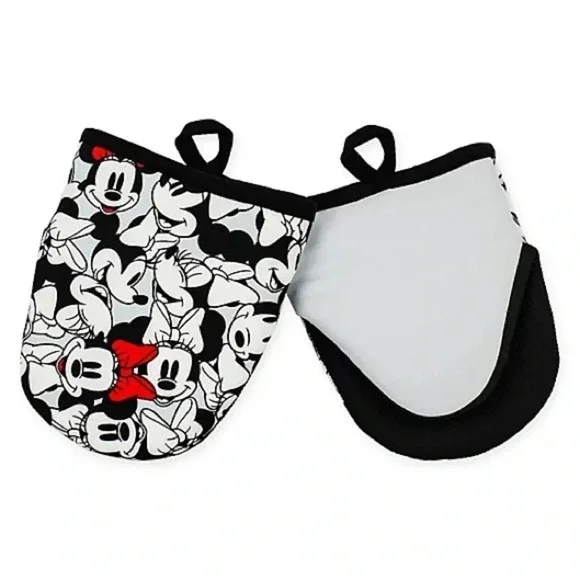 Disney Minnie Mouse Mini‎ Oven Mitt Set Kitchen Cooking