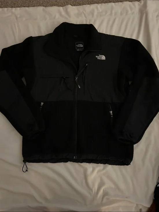 The North Face Men’s Black Fleece & Nylon Panel Jacket Sz:M